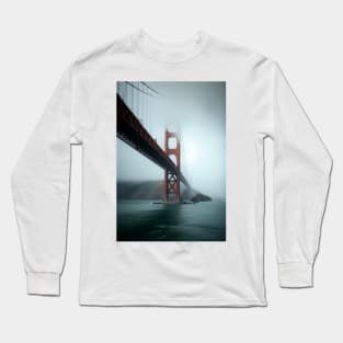 Foggy Day at Golden Gate Long Sleeve T-Shirt